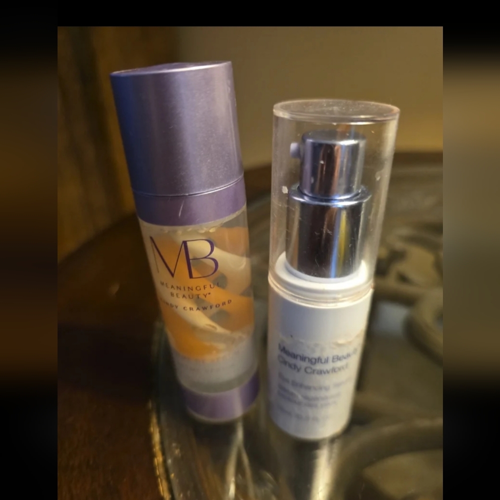 Meaningful Beauty Crème de Serum 1 oz & Eye enhancing Serum .5 oz